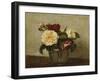 Red and Yellow Roses, 1879-Ignace Henri Jean Fantin-Latour-Framed Giclee Print