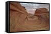 Red and Yellow Sandstone Wave Channel-James Hager-Framed Stretched Canvas