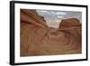 Red and Yellow Sandstone Wave Channel-James Hager-Framed Photographic Print