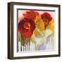 Red and Yellow Sensations-Shirley Novak-Framed Art Print