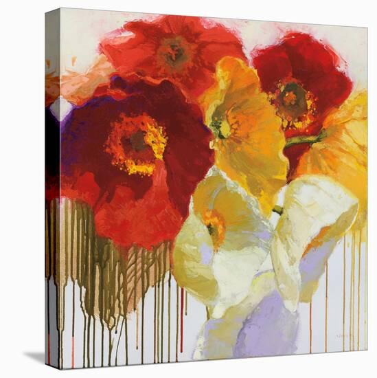 Red and Yellow Sensations-Shirley Novak-Stretched Canvas