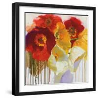 Red and Yellow Sensations-Shirley Novak-Framed Art Print
