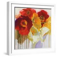 Red and Yellow Sensations-Shirley Novak-Framed Art Print