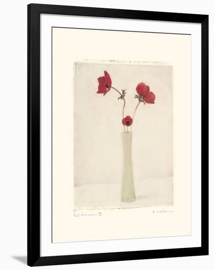 Red Anemones III-Amy Melious-Framed Art Print