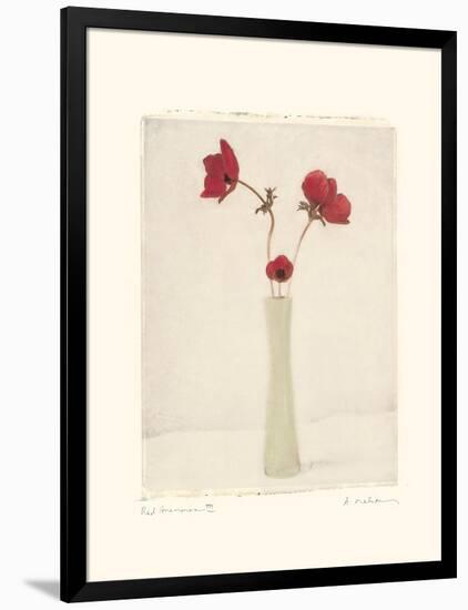 Red Anemones III-Amy Melious-Framed Art Print