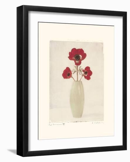 Red Anemones IV-Amy Melious-Framed Art Print