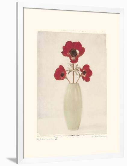 Red Anemones IV-Amy Melious-Framed Art Print