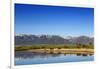 Red Angus Beef Cattle Graze in Pasture, Mission Valley, Montana, Usa-Chuck Haney-Framed Photographic Print