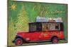 Red Antique Christmas Car-Cora Niele-Mounted Giclee Print