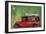 Red Antique Christmas Car-Cora Niele-Framed Giclee Print