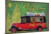 Red Antique Christmas Car-Cora Niele-Mounted Giclee Print