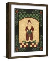 Red Antique Santa-Debbie McMaster-Framed Giclee Print