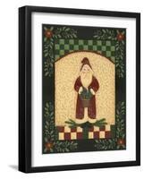 Red Antique Santa-Debbie McMaster-Framed Giclee Print