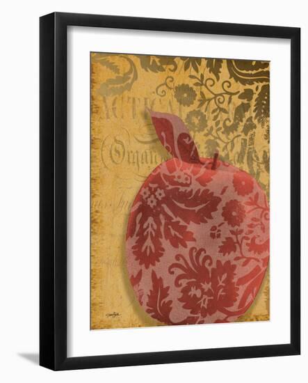 Red Apple Damask-Diane Stimson-Framed Art Print
