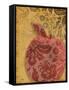 Red Apple Damask-Diane Stimson-Framed Stretched Canvas