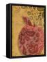 Red Apple Damask-Diane Stimson-Framed Stretched Canvas