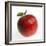 Red Apple (Jonagold) with Leaf and Drops of Water-Kai Schwabe-Framed Photographic Print