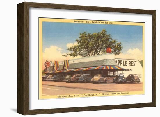 Red Apple Restaurant, Southfields, New York-null-Framed Art Print