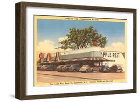 Red Apple Restaurant, Southfields, New York-null-Framed Art Print