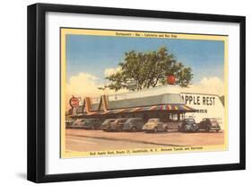 Red Apple Restaurant, Southfields, New York-null-Framed Art Print