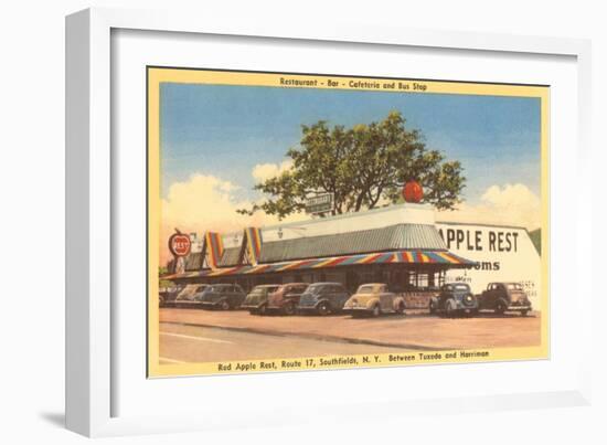 Red Apple Restaurant, Southfields, New York-null-Framed Art Print