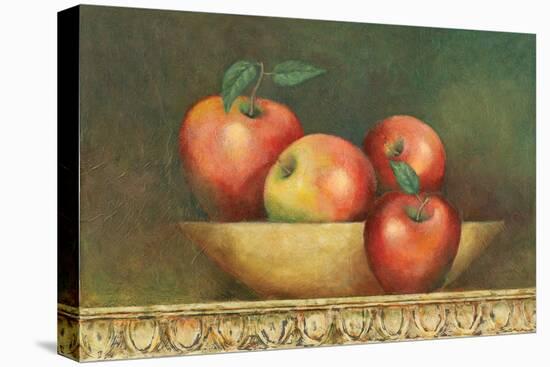 Red Apple Still Life-John Zaccheo-Stretched Canvas