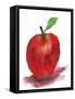 Red Apple-Wolf Heart Illustrations-Framed Stretched Canvas