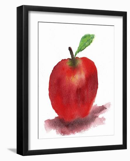 Red Apple-Wolf Heart Illustrations-Framed Giclee Print