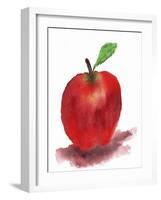 Red Apple-Wolf Heart Illustrations-Framed Giclee Print