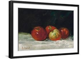 Red Apples, 1872-Gustave Courbet-Framed Giclee Print