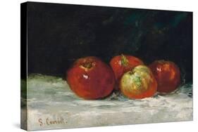 Red Apples, 1872-Gustave Courbet-Stretched Canvas