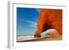 Red Archs on Atlantic Ocean Coast. Marocco-SJ Travel Photo and Video-Framed Photographic Print