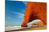 Red Archs on Atlantic Ocean Coast. Marocco-SJ Travel Photo and Video-Mounted Photographic Print