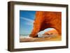 Red Archs on Atlantic Ocean Coast. Morocco, Africa-silver-john-Framed Photographic Print