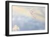 Red Arrows, Royal Air Force aerobatic display team, colourful sky, Derbyshire, England-Eleanor Scriven-Framed Photographic Print