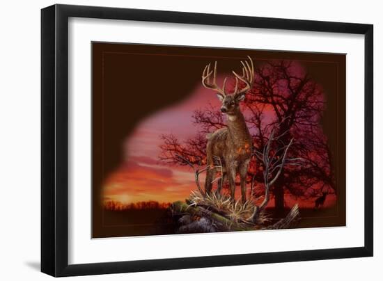 Red Autumn-Gordon Semmens-Framed Giclee Print