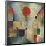 Red balloon-Paul Klee-Mounted Giclee Print