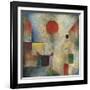 Red balloon-Paul Klee-Framed Giclee Print