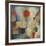 Red balloon-Paul Klee-Framed Giclee Print