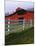 Red Barn and White Fence on Farm, Scott County, Virginia, USA-Jaynes Gallery-Mounted Premium Photographic Print