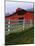 Red Barn and White Fence on Farm, Scott County, Virginia, USA-Jaynes Gallery-Mounted Photographic Print