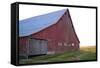 Red Barn at Sunset-Dana Styber-Framed Stretched Canvas
