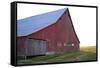 Red Barn at Sunset-Dana Styber-Framed Stretched Canvas