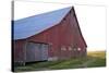 Red Barn at Sunset-Dana Styber-Stretched Canvas