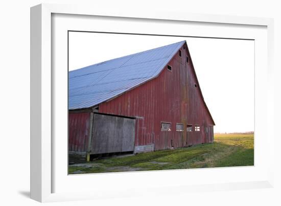 Red Barn at Sunset-Dana Styber-Framed Photographic Print