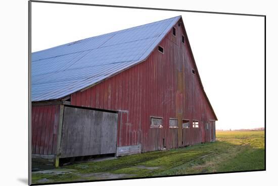 Red Barn at Sunset-Dana Styber-Mounted Photographic Print