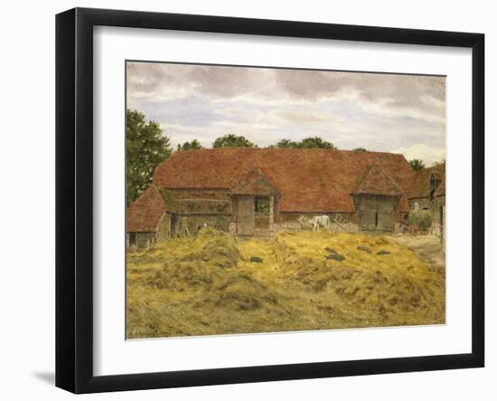 Red Barn at Whitchurch, 1868-George Price Boyce-Framed Giclee Print