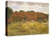 Red Barn at Whitchurch, 1868-George Price Boyce-Stretched Canvas