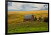 Red Barn, Hay Bales, Albion, Palouse Area, Washington, USA-Michel Hersen-Framed Photographic Print