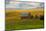 Red Barn, Hay Bales, Albion, Palouse Area, Washington, USA-Michel Hersen-Mounted Photographic Print